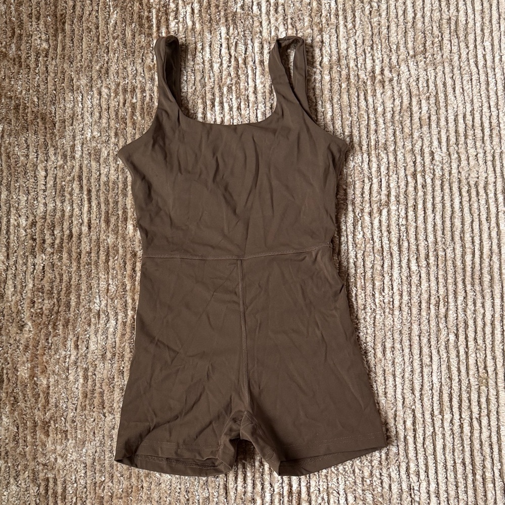 Daily Drills Chocolate Brown Romper